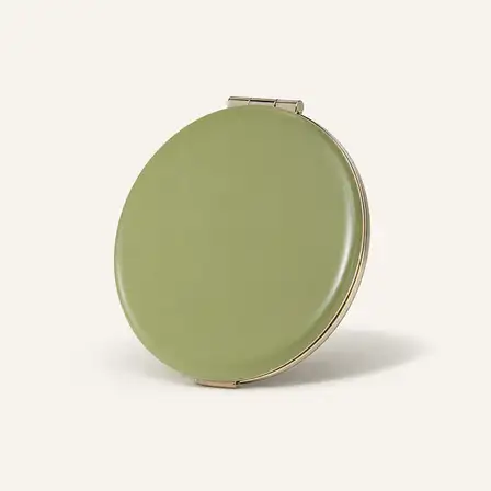 Fictional Matcha Mirror Compact in the NoBuyCart Beauty shelf