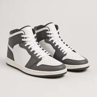 Studio photo of a fictional sneakers.