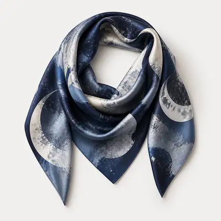 Fictional Lunar Silk Scarf in the NoBuyCart Fashion shelf