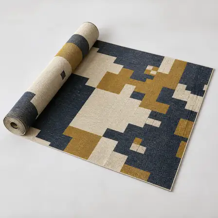 Fictional Pixel Quest Rug in the NoBuyCart Games shelf