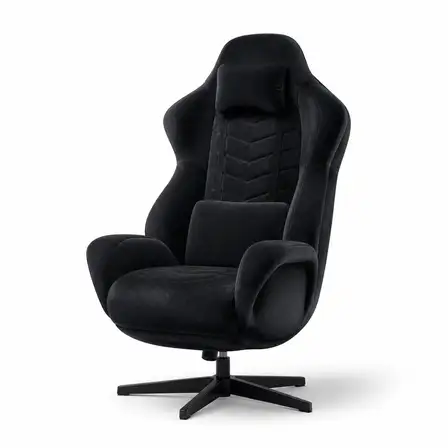 Fictional Velour Game Throne in the NoBuyCart Games shelf