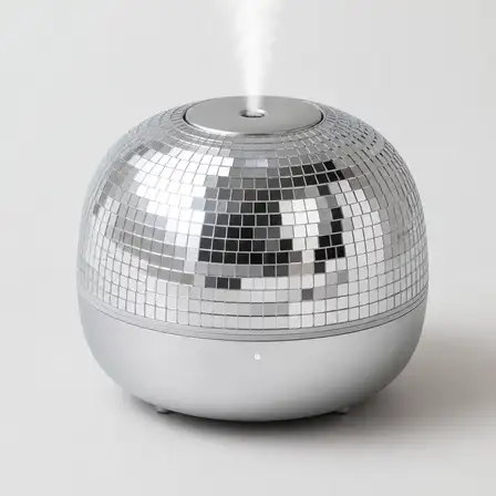 Fictional Tiny Disco Humidifier in the NoBuyCart Tech shelf