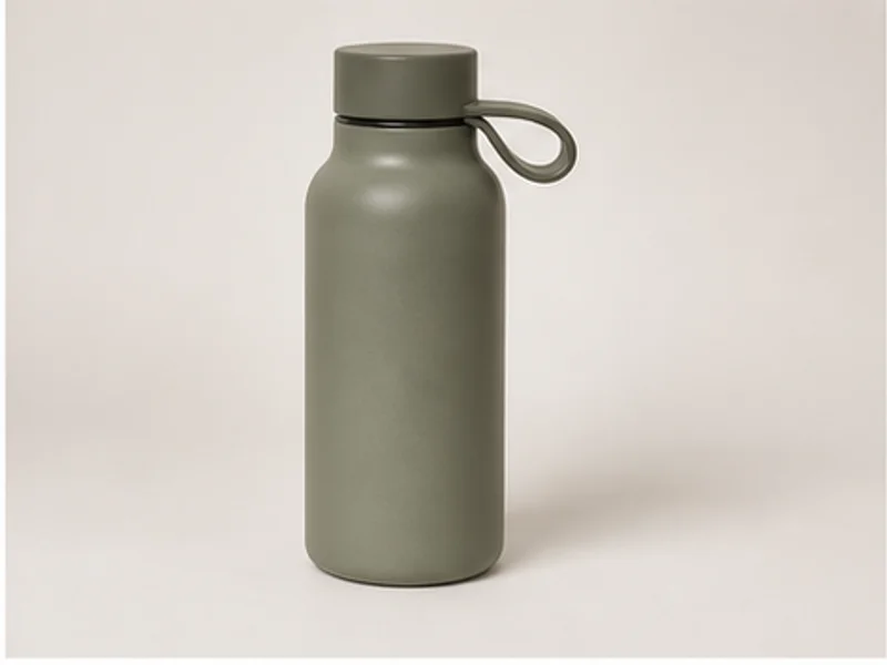 Realistic studio product photo of the pretend product Better Errand Bottle.