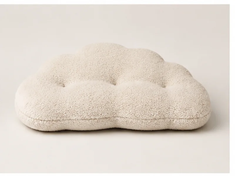 Realistic studio product photo of the pretend product Cloud Nap Pet Mat.