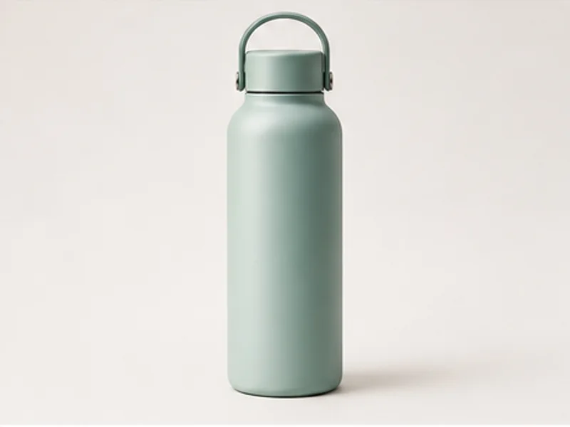 Realistic studio product photo of the pretend product Hydration Orbit Bottle.