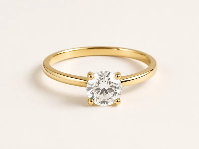 Generated generic product photo of a gold daydream ring.