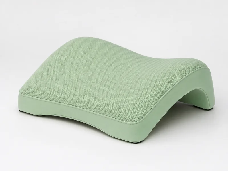 Generated generic product photo of a mint zero gravity footrest.